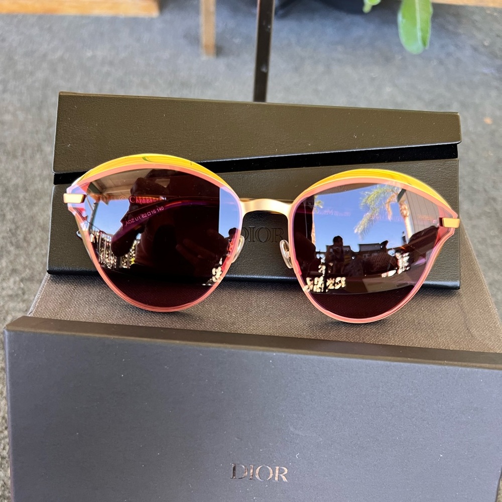 NIB Dior Murmure Limited Edition Titanium Sunglasses